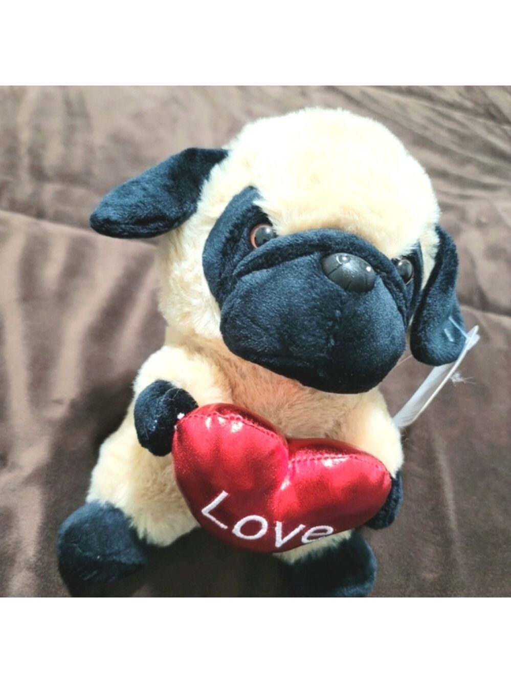 NWT Linzy Stuffed Dog Pug ❤️ Toy For Kids